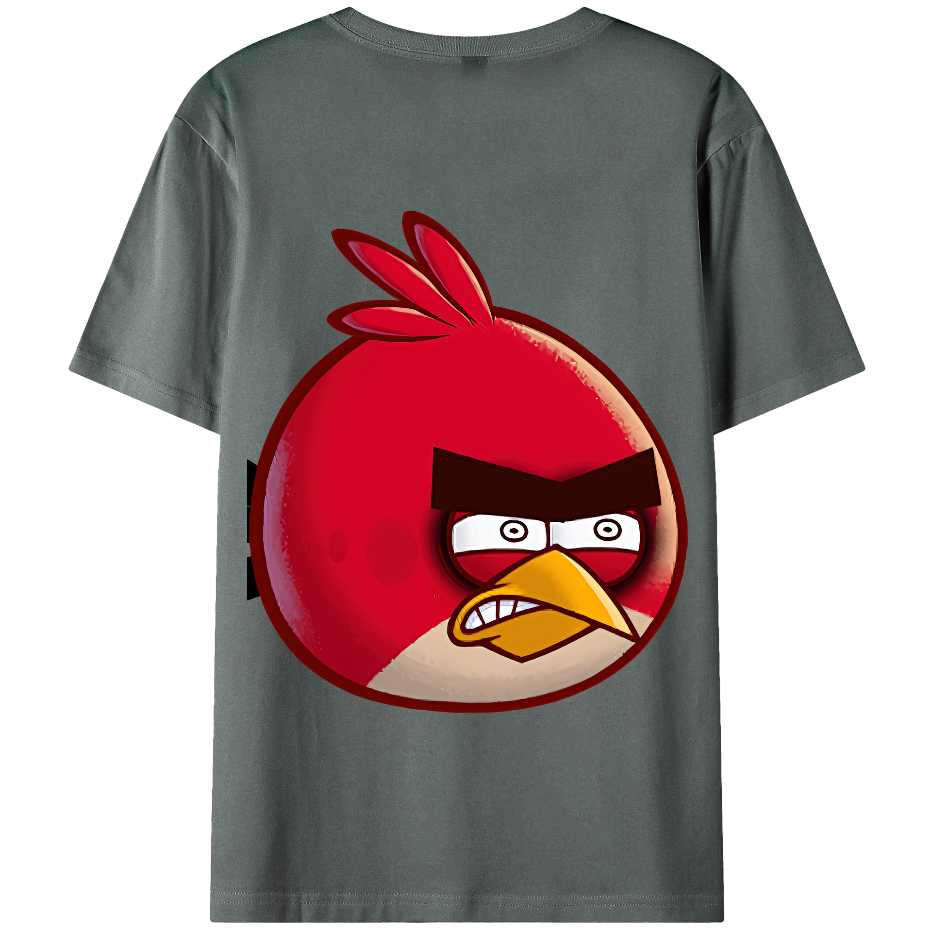 （画像用） Angry Birds アングリーバード 綿100％半袖Tシャツ（背面プリント）
